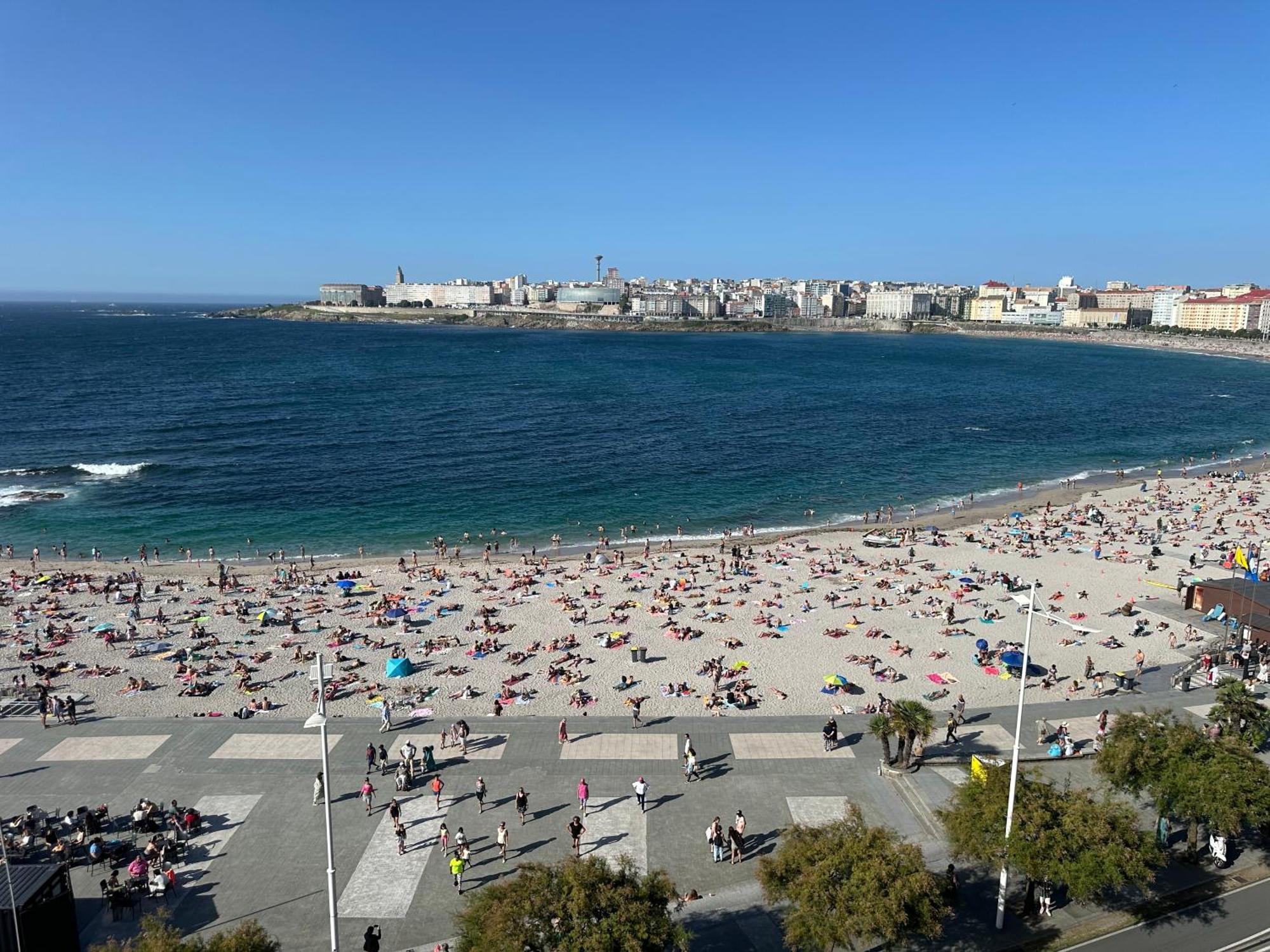 Appartement Piso Con Vistas A La Playa De Riazor à La Corogne Extérieur photo