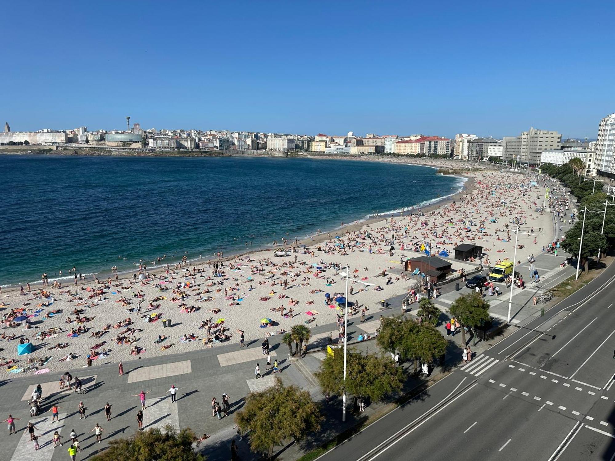 Appartement Piso Con Vistas A La Playa De Riazor à La Corogne Extérieur photo